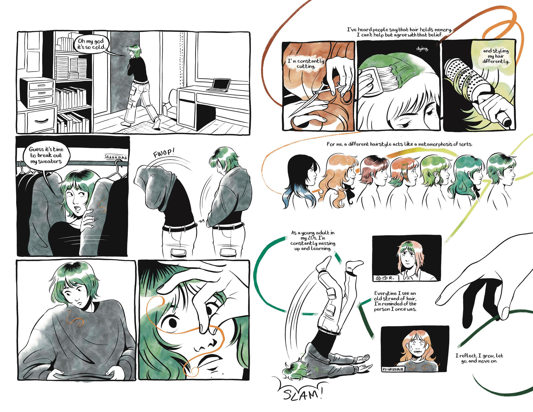 Hair Autobio Comic