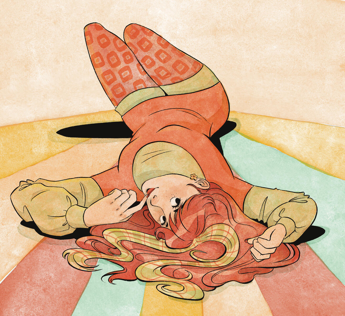 Plaid Paisley Illustration