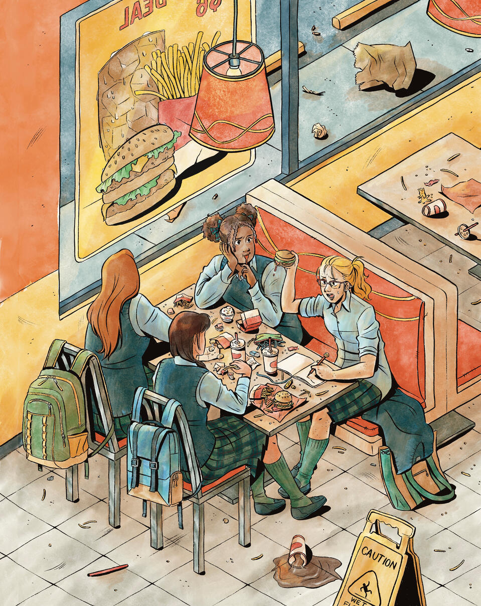 Fast Food Illustration